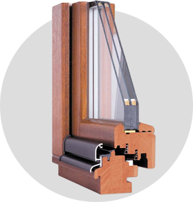 замена деревянного стеклопакета