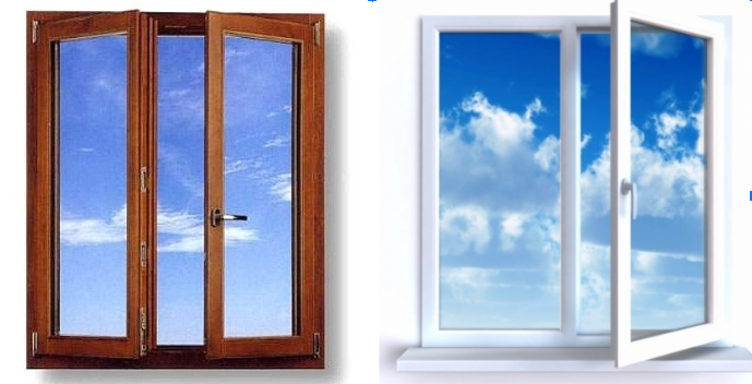 Деревянные или пластиковые окна